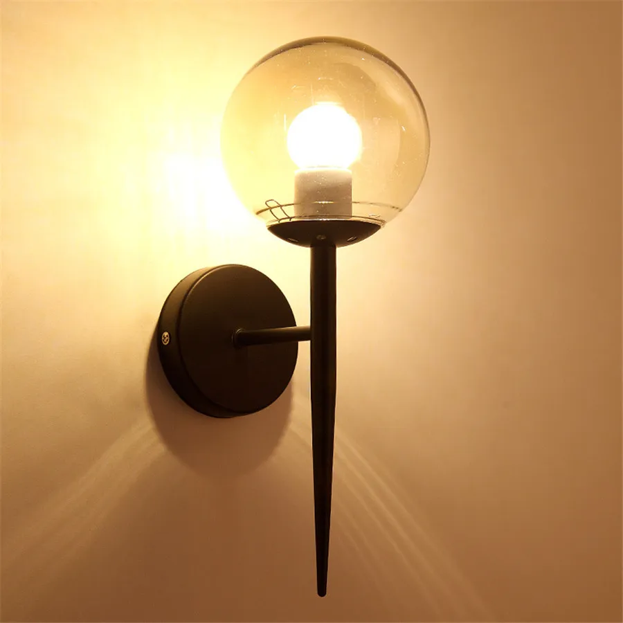 Бра Country Wall Lamp Glass lampshade