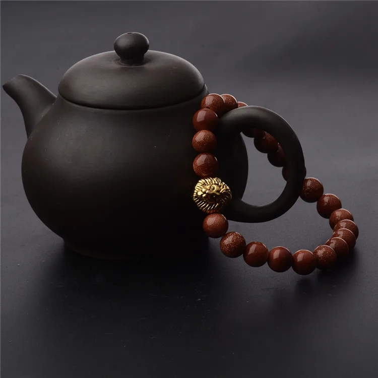 [Jimore] 18 Цвета Природный камень браслет стрейч Этническая Для мужчин ювелирные