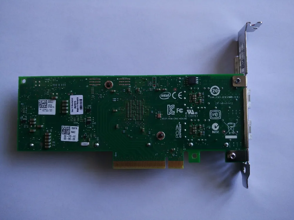 Конвергентный сетевой адаптер RaidStorage intel Ethernet SFP + 10 Гб iSCSI NFS Y5M7N карта контроллер