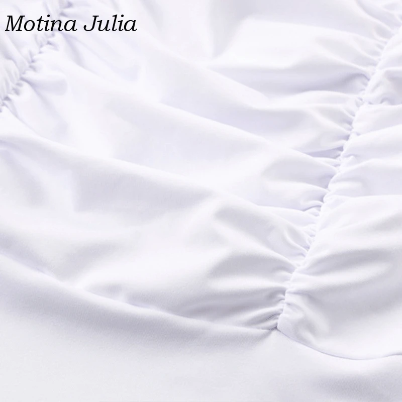 Женский комбинезон без бретелек Motina Julia белый комбинезон-бандо для вечеринок на