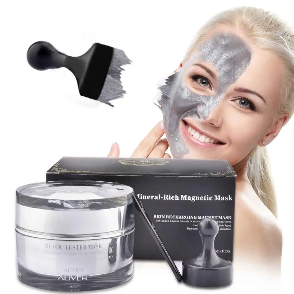 Минеральная Магнитная грязи Мертвого моря Face Mask уменьшения пор Черноголовых