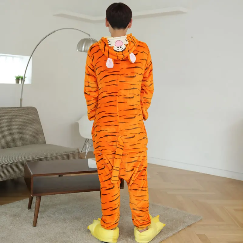 2017 тигр пижамы мультфильм аниме унисекс Onesie Косплэй для Для женщин мужчин