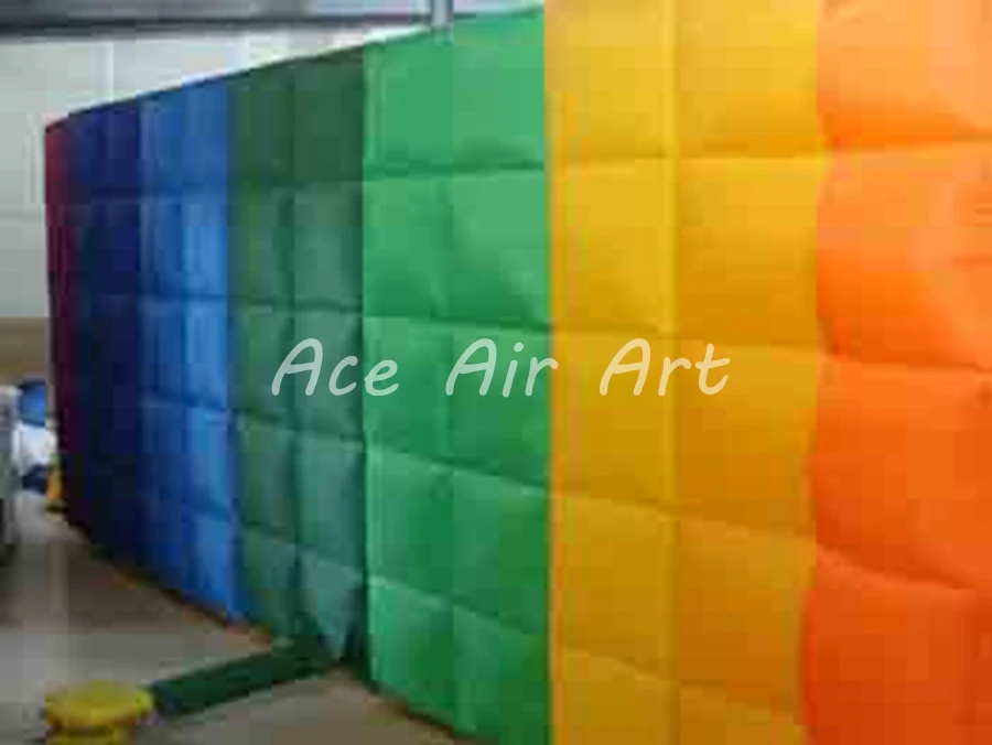 Выставочный зал надувная разделительная стена новая дешевая фотобудка dj фон для