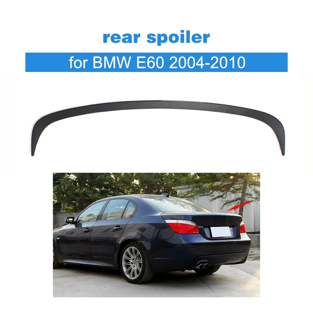 Автомобильный задний спойлер из углеродного волокна для BMW 5 серии E60 2004 2010
