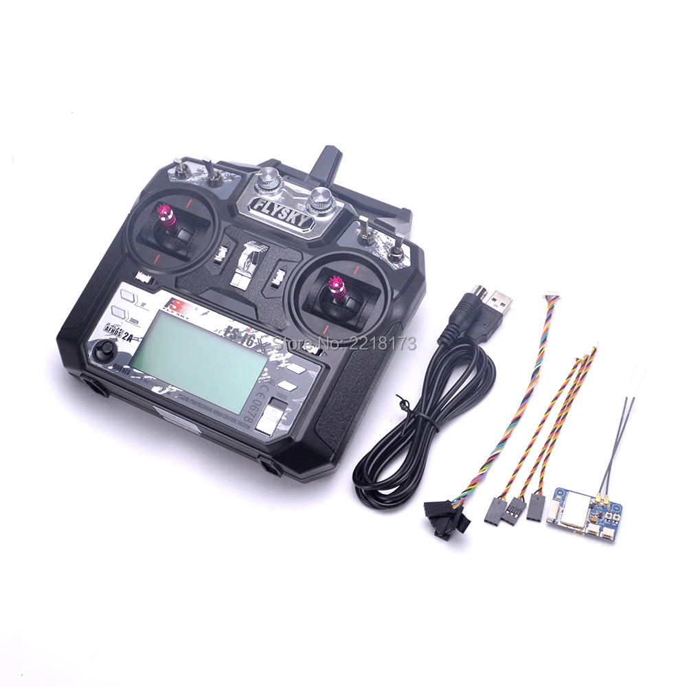 2,4 ГГц Flysky FS-i6X FS I6X 10CH rc-передатчик с i-BUS, с помощью которого можно IA6B X6B A8S IA10B приемник для RC Квадрокоптер, Мультикоптер режим 2