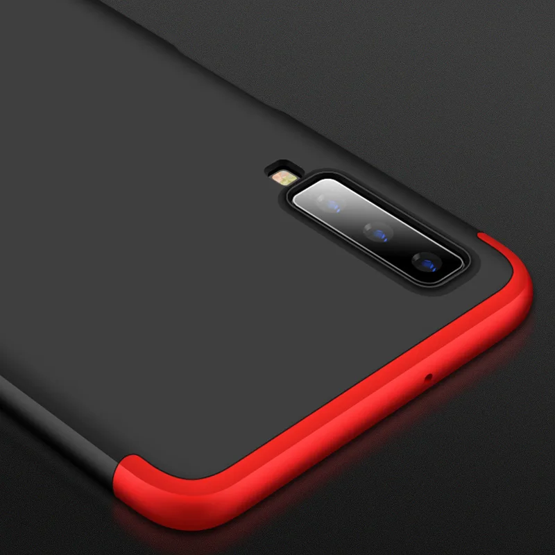 GKK 360 Full Protective Case For Samsung Galaxy A7 2018 Shockproof Matte Hard PC Cover Fundas SM-A750F Coque |