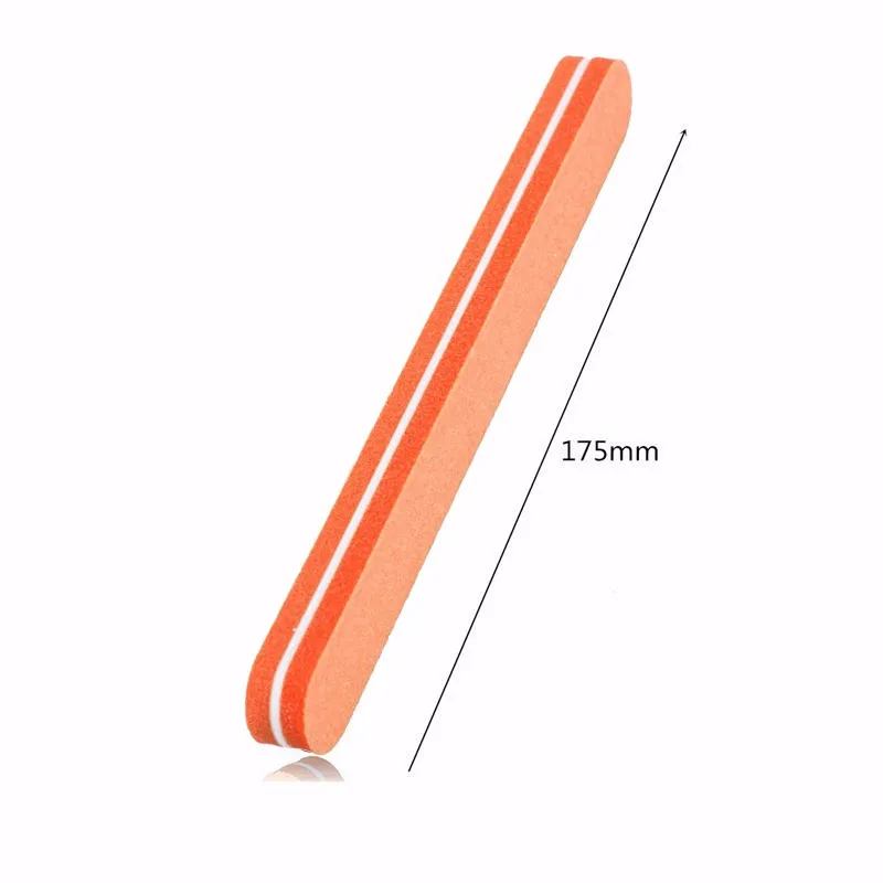 50 x двухсторонняя губка для ногтей 100/180 мягкая полировки полировщик моющийся УФ