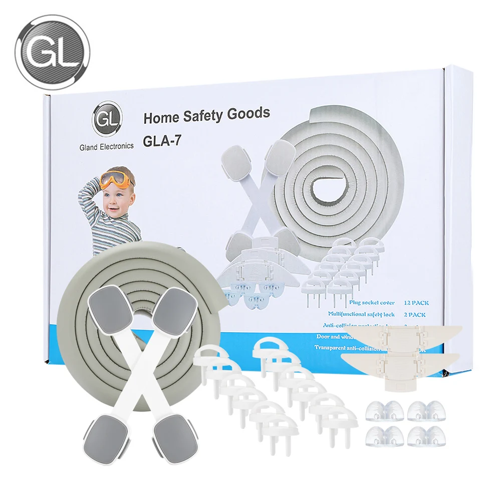 GL Baby Home Safety Set Children Kids Protection 2xDoor/Window Security Lock 4xTable Corner Protector 2xDrawer | Мать и ребенок