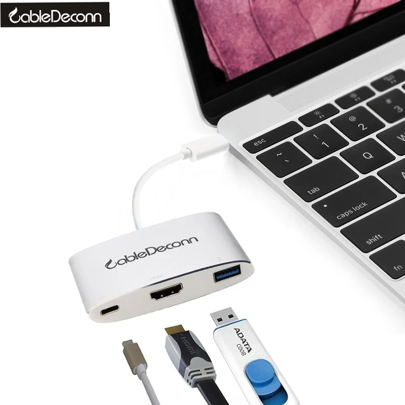 USB 3 1 Type c C к HDMI 4K 30Hz кабель переходник для зарядки 2017 Macbook Pro Dell XPS 13 15|hdmi 4k|to hdmihdmi to hdmi