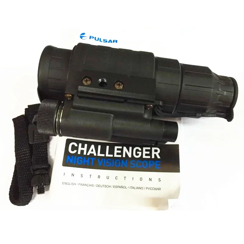 Pulsar 74095 1x20 NV scope Challenger GS1x20 монокуляр ночного видения в комплекте с компактным креплением на голову