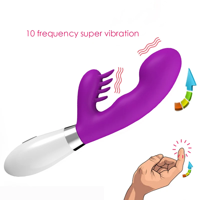 10 скоростей вибрации Кролик Вибраторы G Spot Клитор стимуляция женская мастурбация