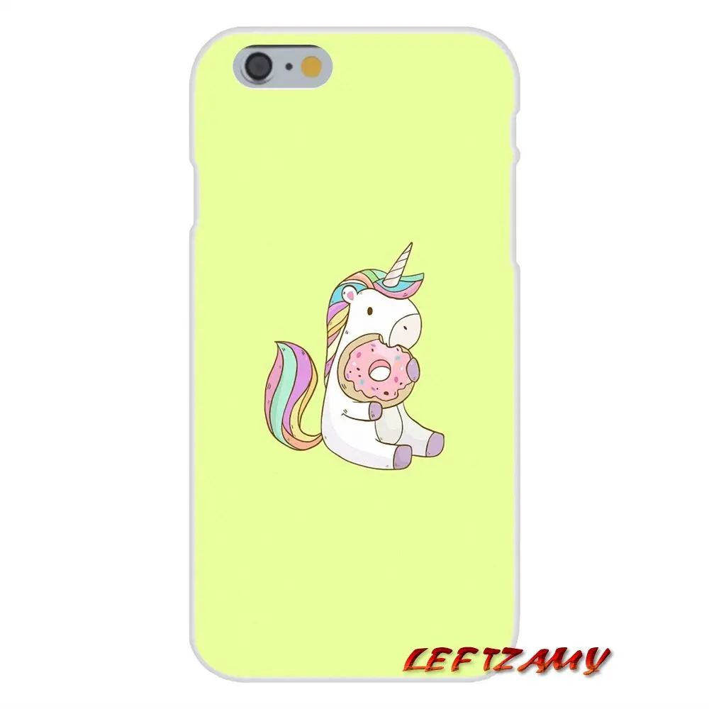 Для iPhone X XR XS MAX 4 4S 5 5S 5C SE 6 6S 7 8 Plus ipod touch Чехлы для мобильных телефонов Kawaii Единорог