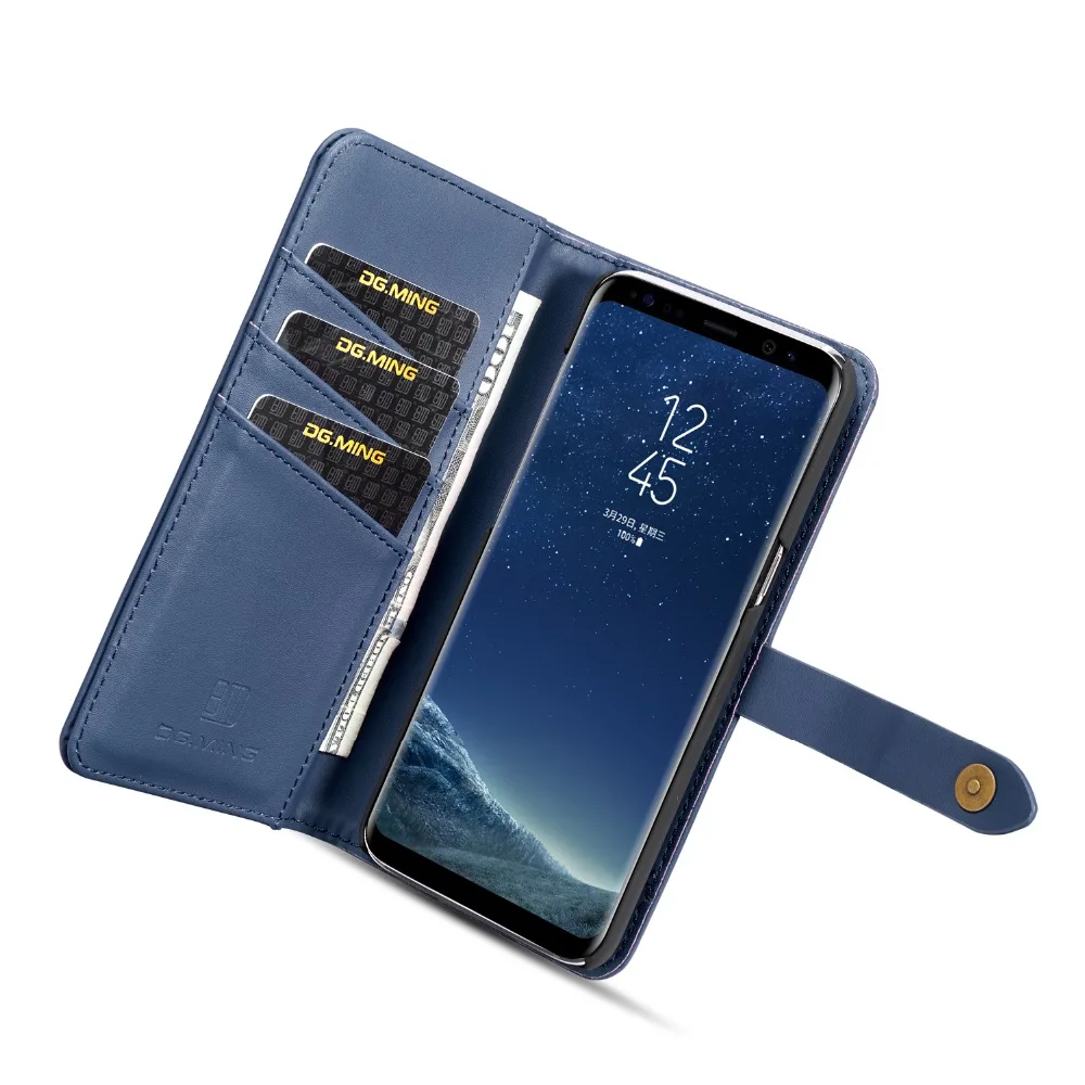 Блокнот стиль карты бумажник телефонные чехлы для Samsung Galaxy S8 Plus + G955F чехол из
