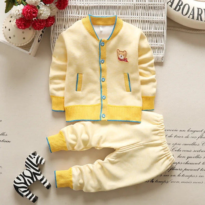 2020 baby girls/boys thick warm sweater set toddler clothes children clothing sets Kids Autumn winter christmas outfits | Детская одежда