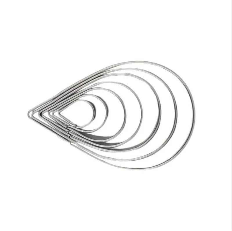 7 шт./компл. Кухня выпечка плесень помадка свадьбу Декор капли воды/лепесток розы