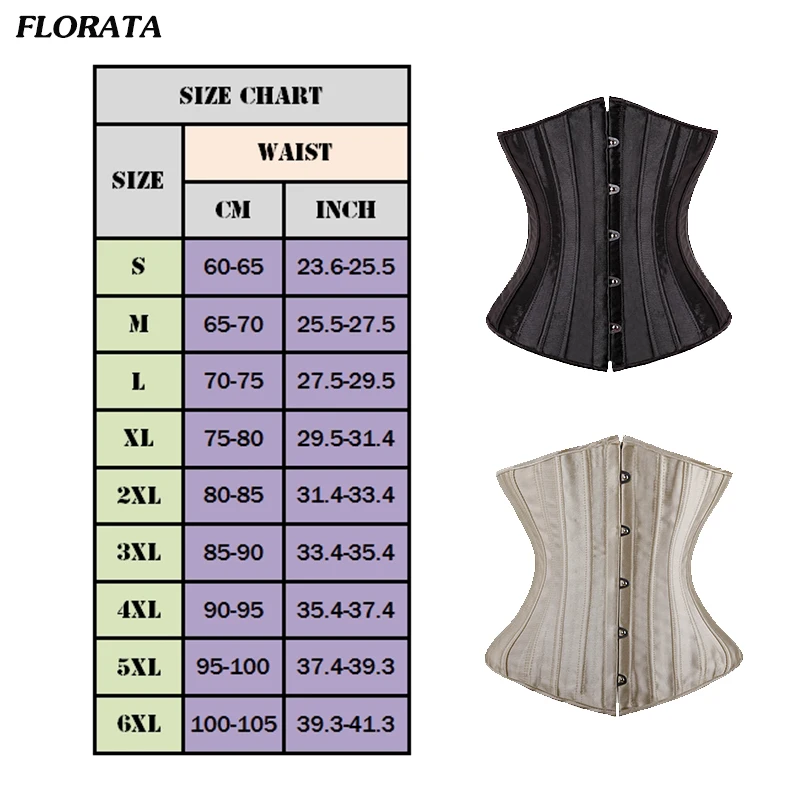FLORATA USPS, Прямая поставка, стальные косточки, цветочные, обтягивающие, под грудь, талия, корсеты, топ, Cincher, бюстье, белье, на шнуровке, размер S-6XL