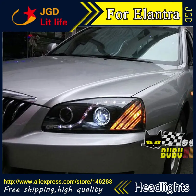Бесплатная доставка! Светодиодные фары для Hyundai Elantra 2004-2009 | Автомобили и