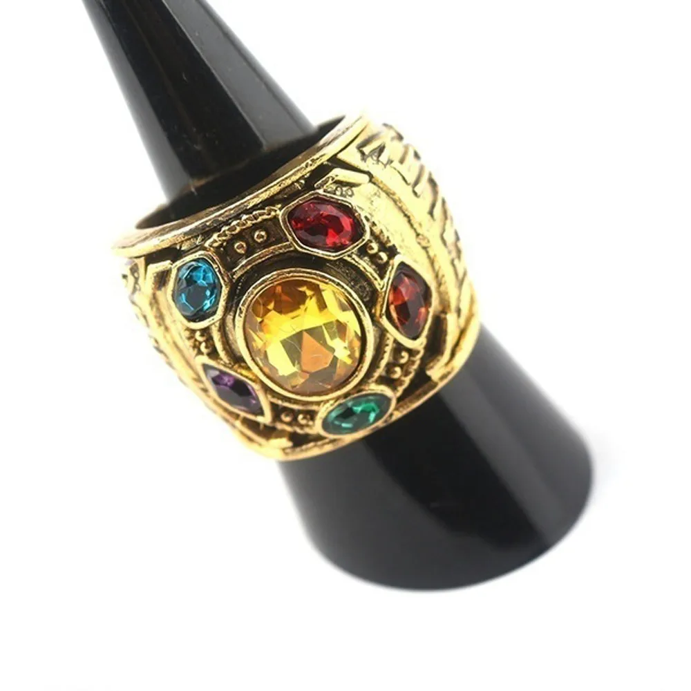 Мощное кольцо Infinity Wars Thanos Jewelry мужское с надписью модные украшения для влюбленных