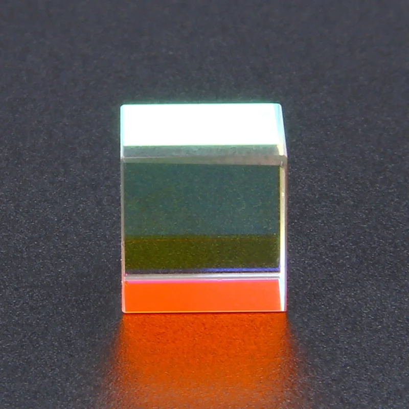 Дихроическая Призма Cube 10x10 мм дефектный перекрестный оптический стеклянный