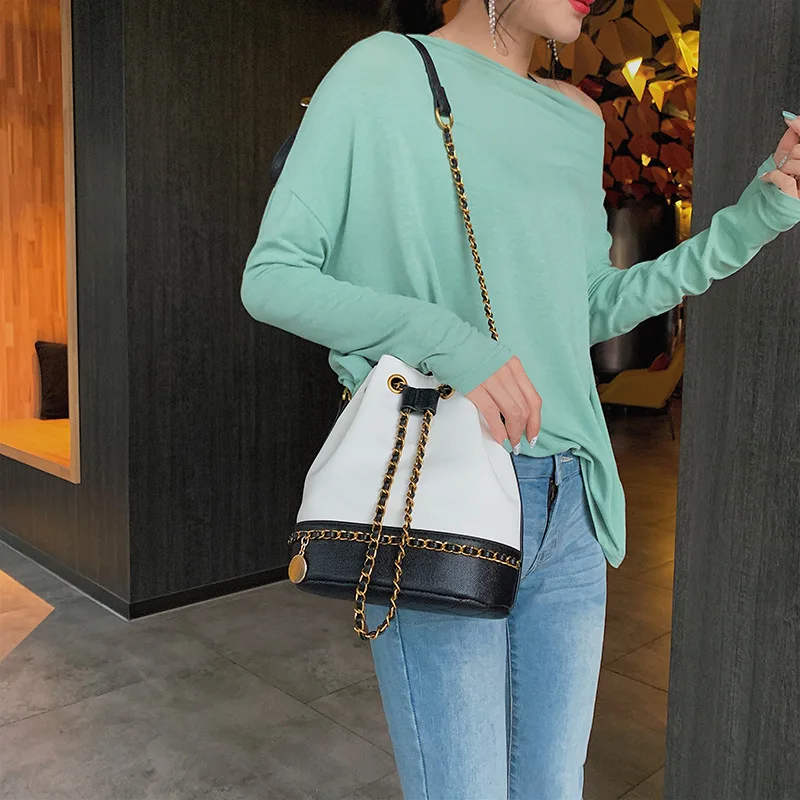 Модные сумки мессенджеры с заклепками 2019 роскошная сумка ведро из искусственной