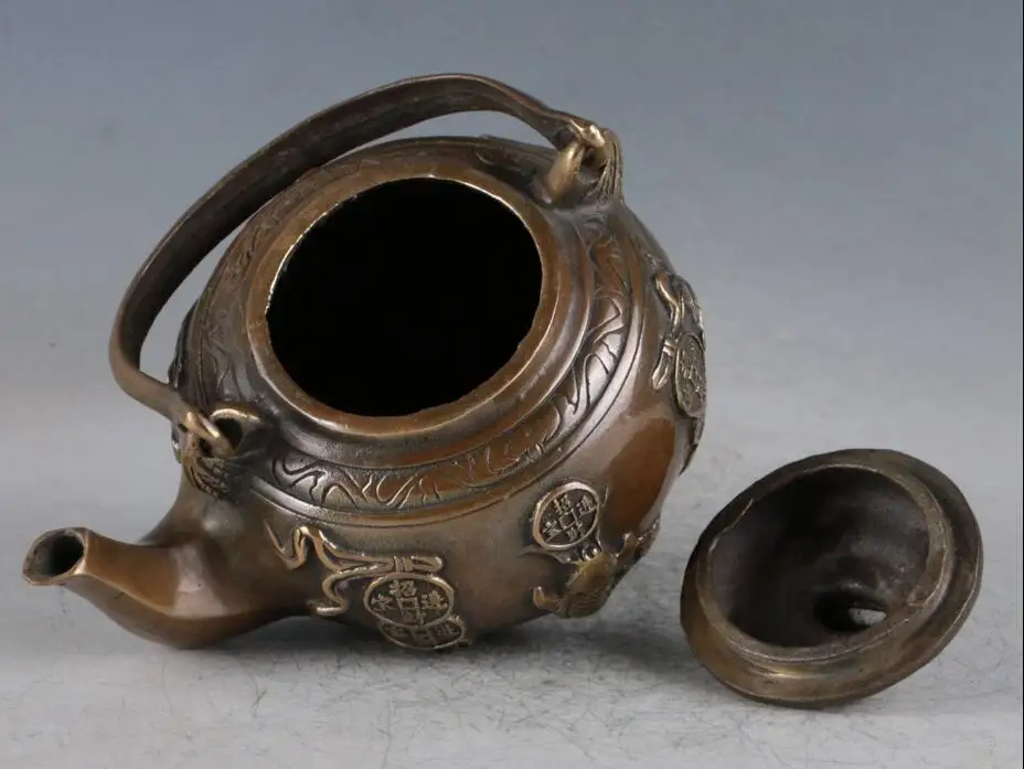 

Chinese Brass Fish Teapot Made During The Royal