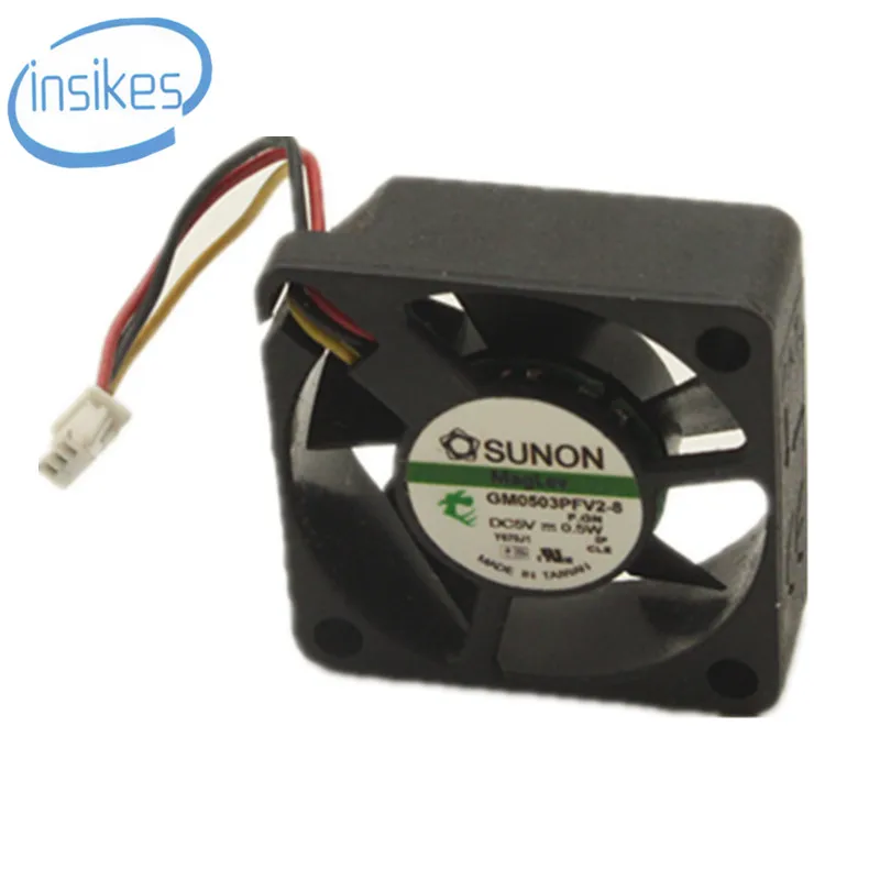 Sunon GM0503PFV2 8 5 в постоянного тока 0 Вт 8000 об/мин 3 провода Вентилятор охлаждения