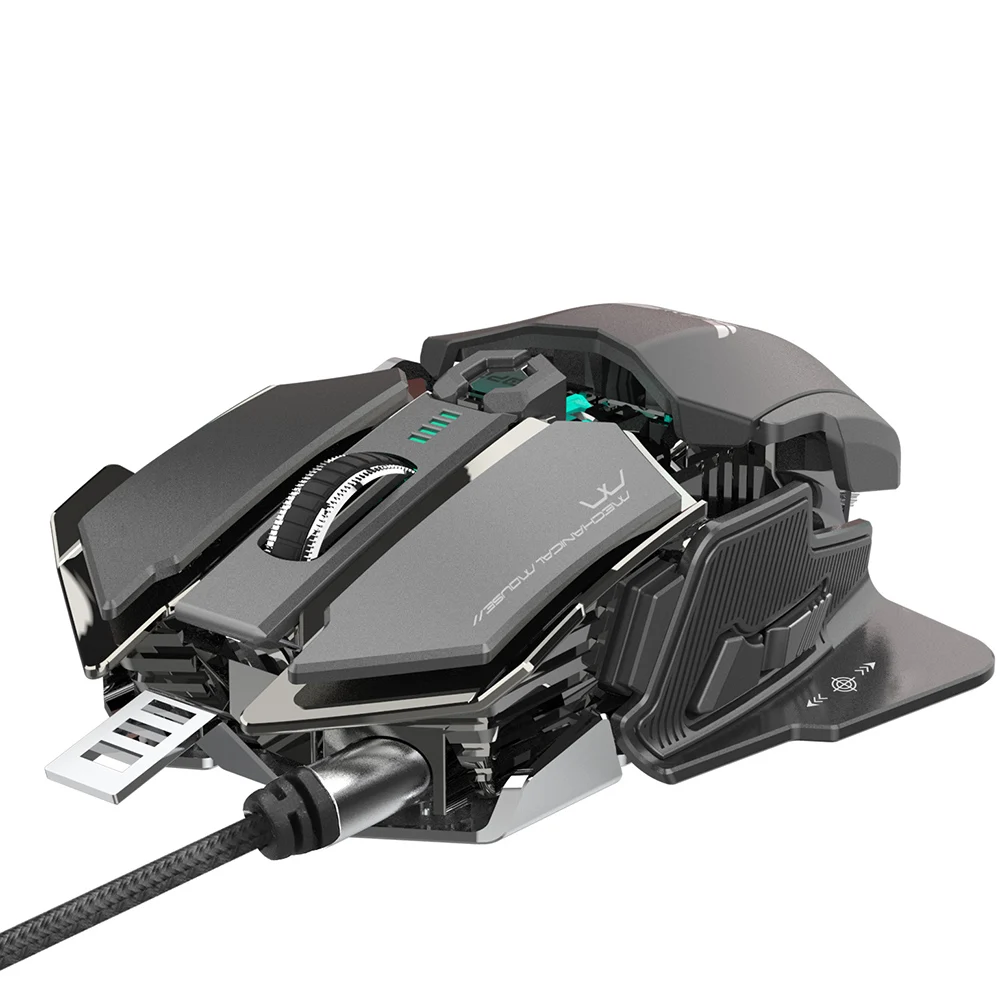 LD-MS500 Механическая игровая мышь 4000 точек/дюйм макросы определение мыши геймер 10