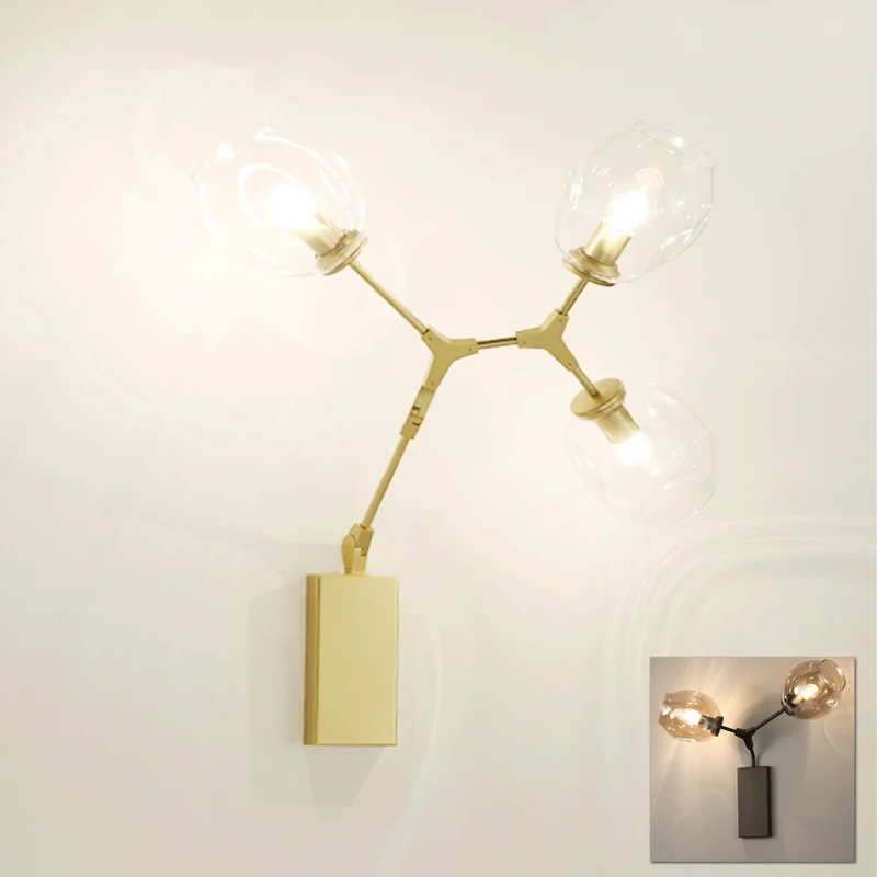 Светодиодный настенный светильник из стекла|modern wall light|wall lightmodern lamp |