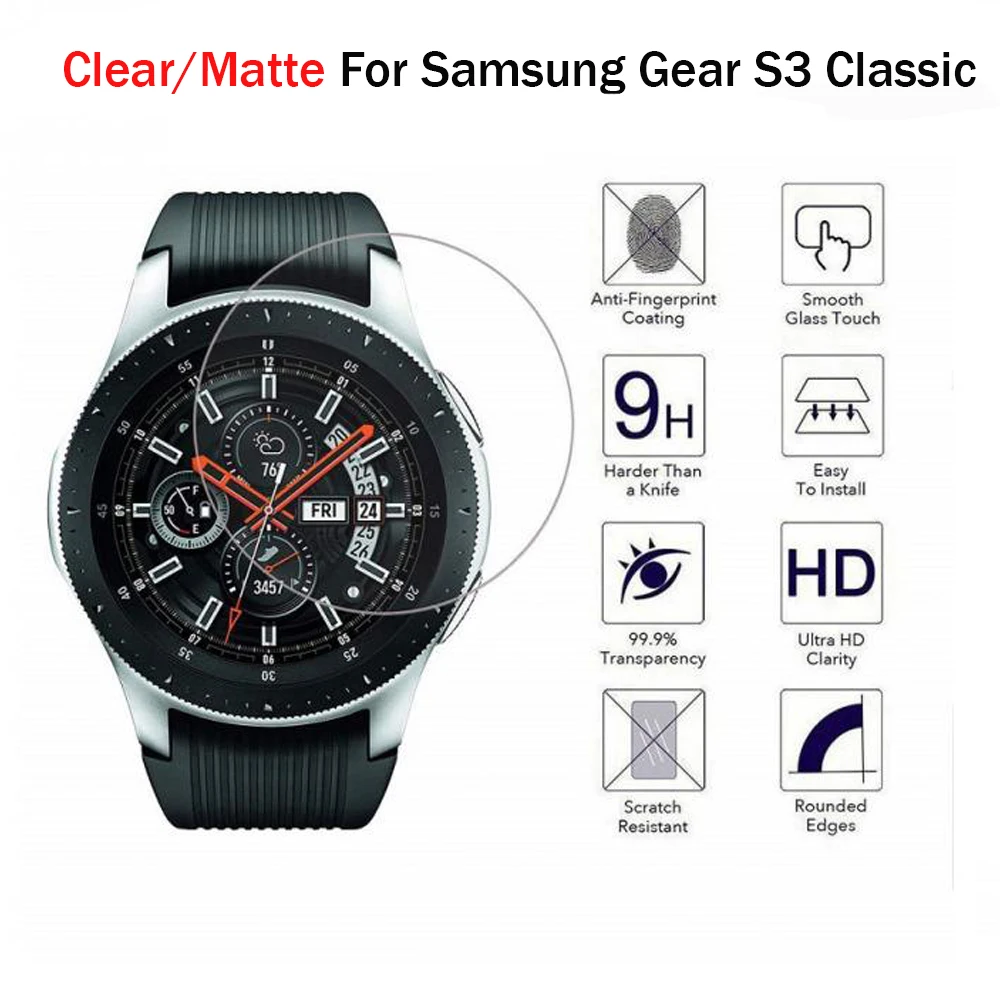 Защитная пленка для экрана Samsung Gear S3 Classic /Frontier SmartWatch из мягкого ТПУ с высокой