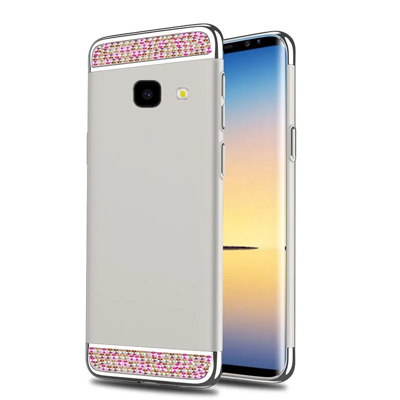 Colorful crystal Case For Samsung J6 Plus bumper Hard Silicone Galaxy J8 J4 Core A6 A8 2018 Phone Cover | Мобильные телефоны и