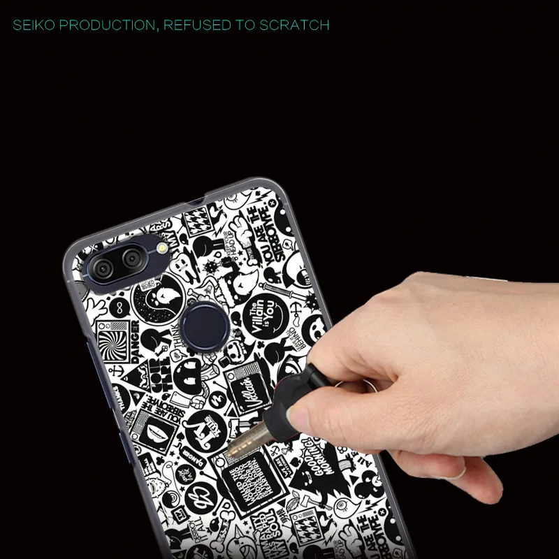 For Asus Zenfone Max Plus M1 case Cartoon Silicone TPU Soft Cover Case for ZB570TL X018D coque |
