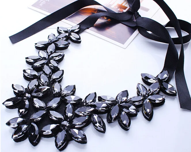 Женское ожерелье с подвеской в виде цветка|flower pendant necklace|crystal necklacenecklace women |