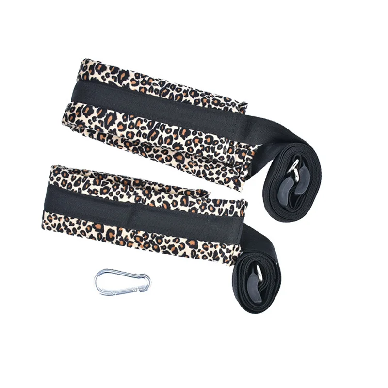 Кожаные БДСМ наручники трапеция для взрослых секс игрушки пар с подушкой 200