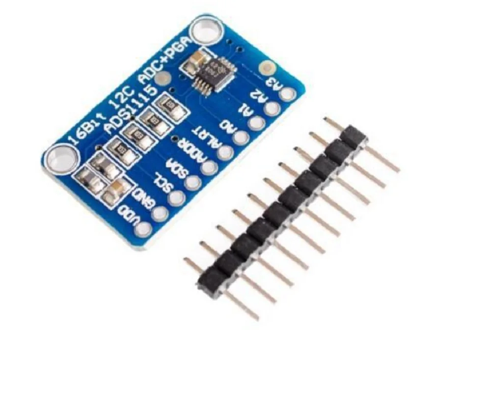 16 бит I2C ADS1115 модуль ADC 4 канальный с усилителем Pro Gain RPi 1 шт.|Демонстрационные