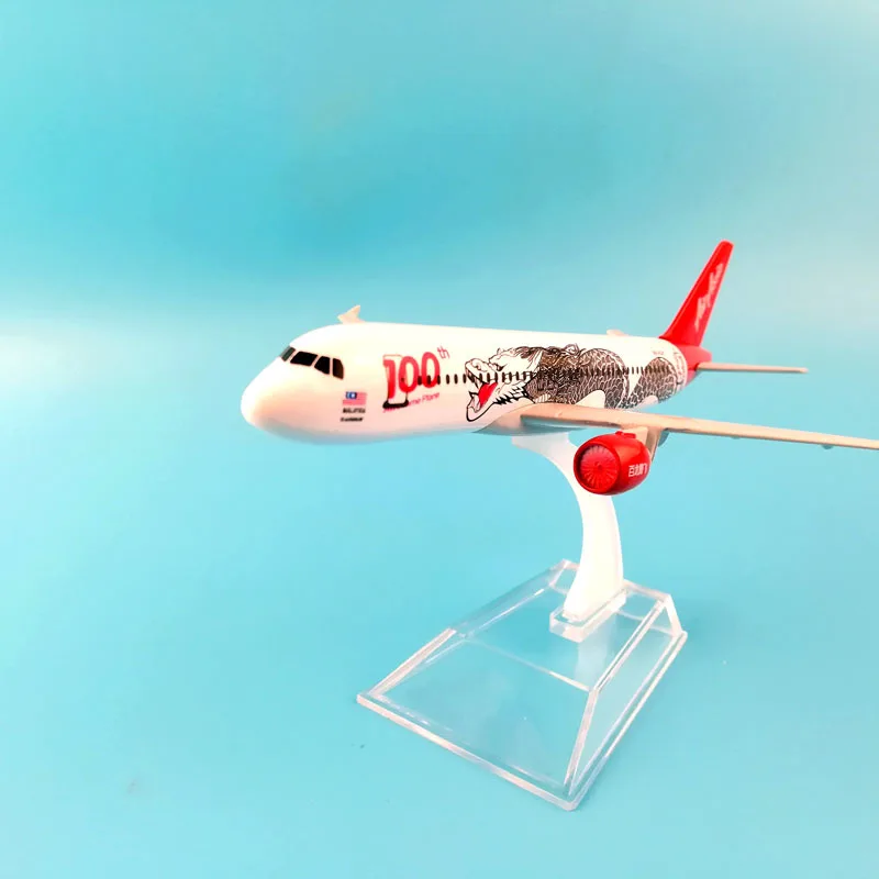 Модель самолета JASON TUTU 16 см модель Air Asia аэробус 320 1:400 Литые металлические