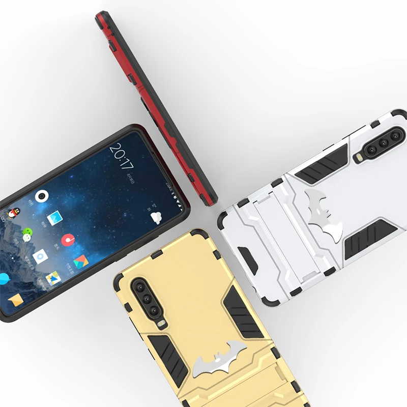 Железный человек Броня чехол для Huawei P30 P20 P10 P9 Mate 10 Lite 20 Pro P Smart Plus Y9 2019 мягкий