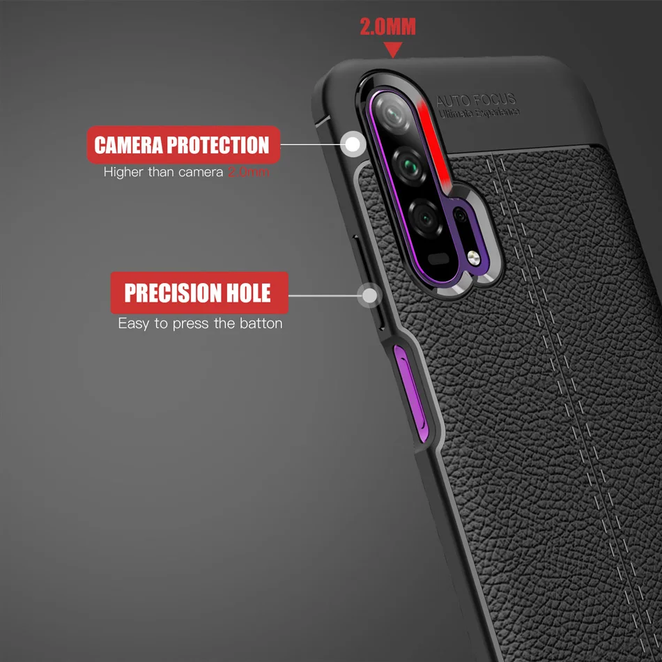 Чехол для Honor 20 Pro роскошный брендовый оригинальный противоударный армированный