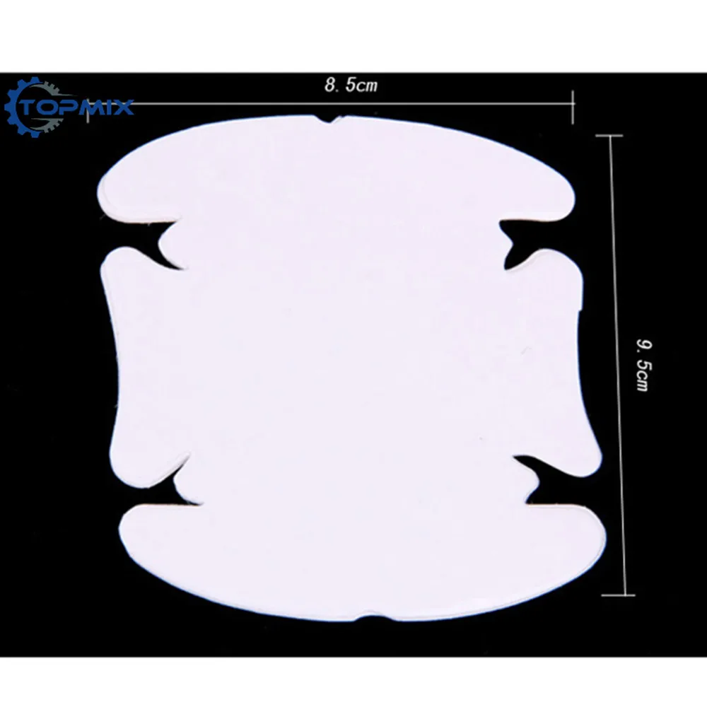 4 шт. универсальные автомобильные наклейки защитная пленка для дверных ручек