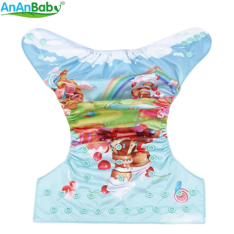 U pick Ananbaby Многоразовые непромокаемые детские подгузники Регулируемый один