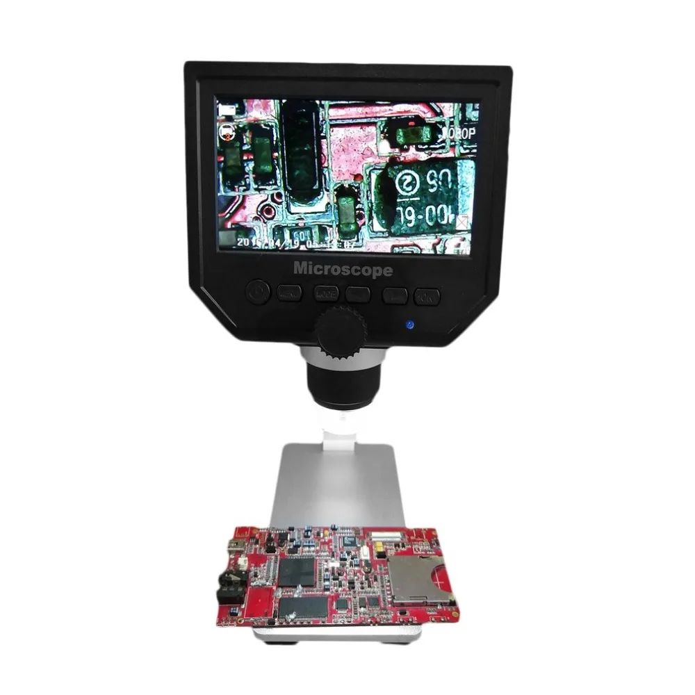 G600 600X HD 3.6MP 8 светодиодов Портативный цифровой микроскоп с ЖК дисплеем 4 3