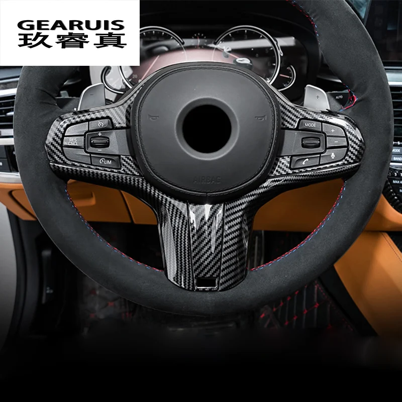 Стикеры для стайлинга автомобиля декоративные накладки на руль BMW X3 G01 5 Serise G30 G38