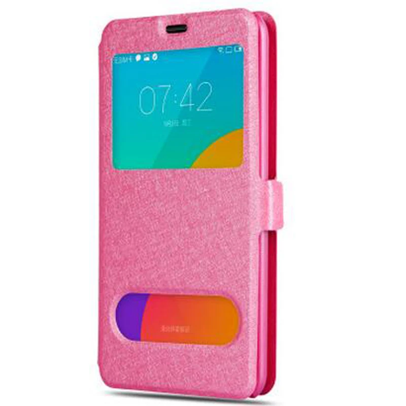 Кожаный чехол-книжка с окошком для Samsung J5 2015 J500 | Мобильные телефоны и аксессуары