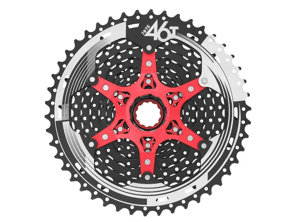 SunRace CSMX8 11-Speed 40/42/46/50T bike Cassette Bicycle Freewheel Black and Champagne 2 colors | Спорт и развлечения