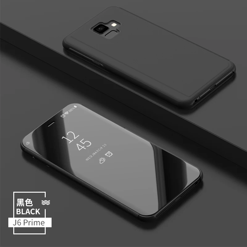 Зеркало С Откидывающейся Крышкой и зеркальной поверхностью для samsung galaxy A7 2018