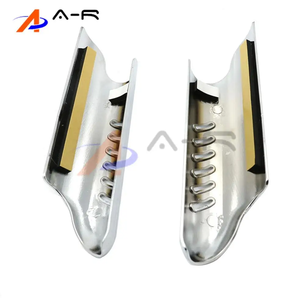 2X Нижняя вилка защита для ног от дефлектора Harley Touring Tri Glide Ultra Classic 12 13 Road King Custom 04