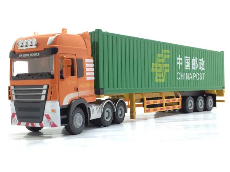 07 Высокая имитация 1:50 Maersk полу-установленный Контейнер грузовой логистики Игрушечная модель грузовика сплав инженерные транспортные средства игрушки для детей - Цвет: 07