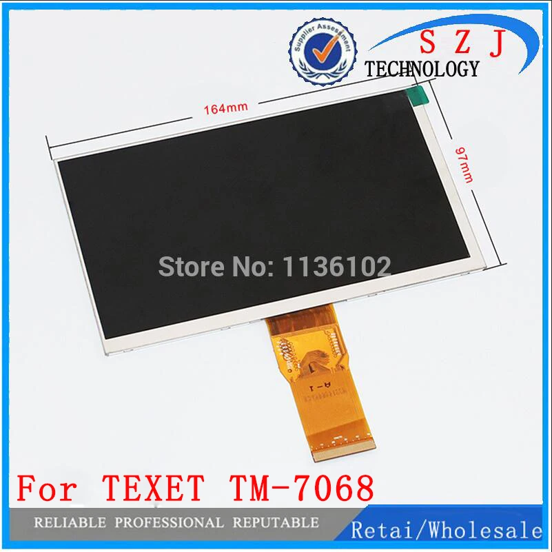 Новый 7-дюймовый ЖК-дисплей для TEXET TM-7068 X-pad iX 7 3G планшет внутренний ЖК-экран