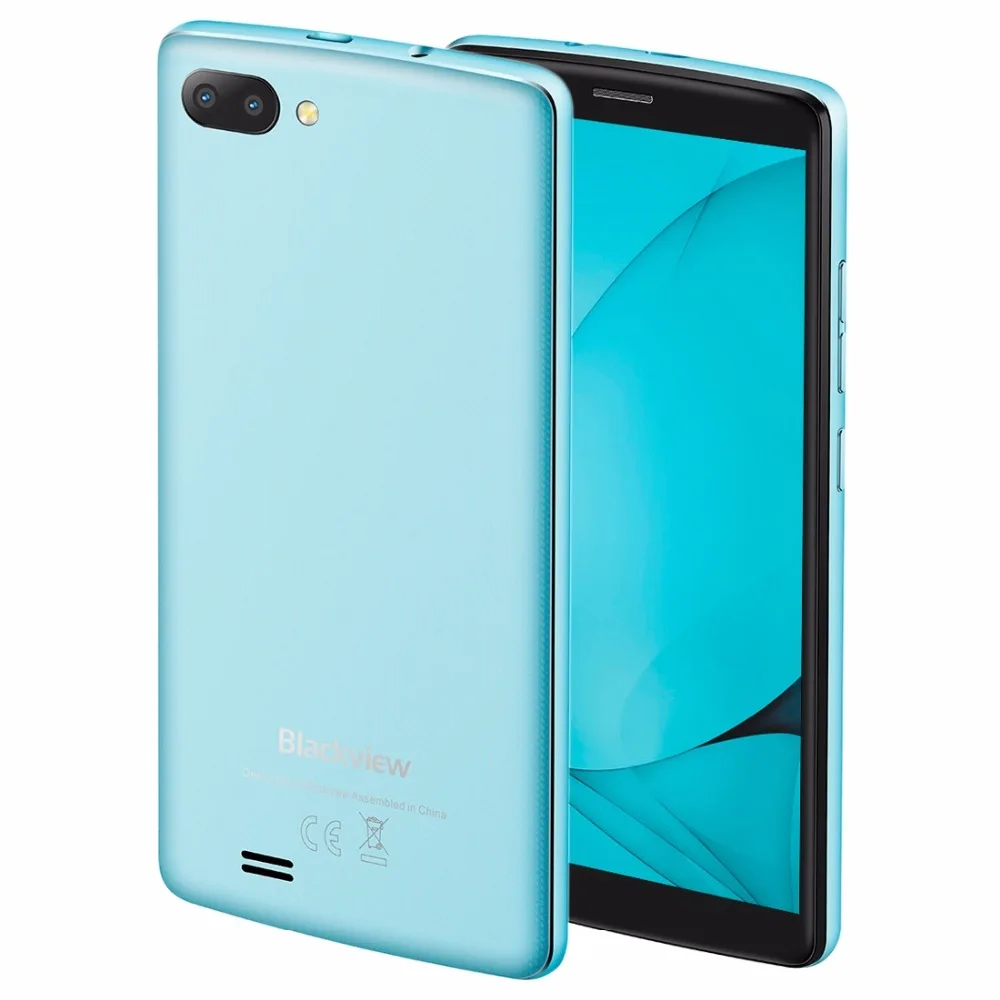 Blackview A20 смартфон с 5 дюймовым дисплеем четырёхъядерным процессором ОЗУ 1 ГБ ПЗУ 8
