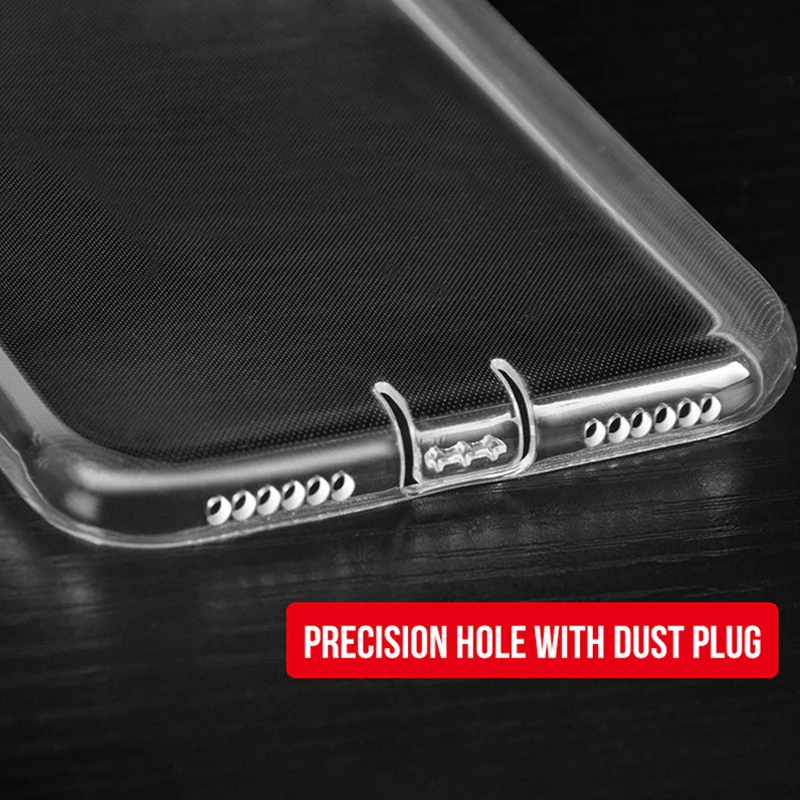 FZoe Грязезащищенная прозрачный телефон чехлы для iPhone X 6 6s 7 8 10 силиконовый чехол 8X10