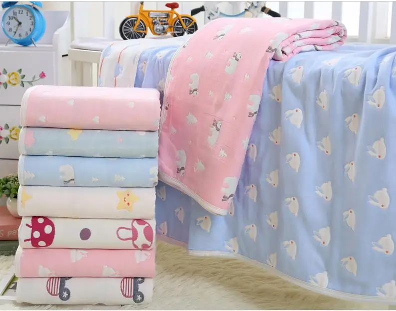 

Discount! Baby Blanket 110*110cm Baby Bedding Set Newborn Faux Fur Super Soft Cotton Cartoon Blankets For Beds Thick Warm Kids